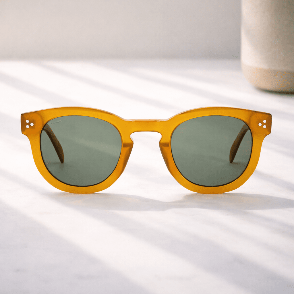 Ericeira - Round Bio Acetate Sunglasses - Vegan America