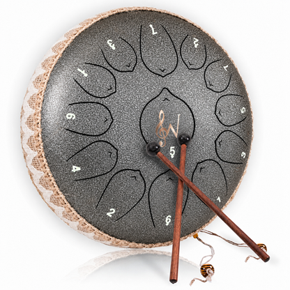 Wise Harmony 12 Inch Steel Tongue Rain Drum