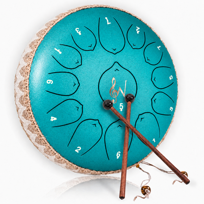 Wise Harmony 12 Inch Steel Tongue Rain Drum