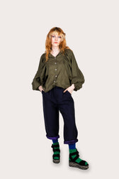 Chemise Loreleï Green - Vegan America