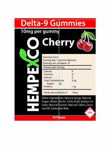🍒 Hempexco Delta-9 Gummies | 10mg THC