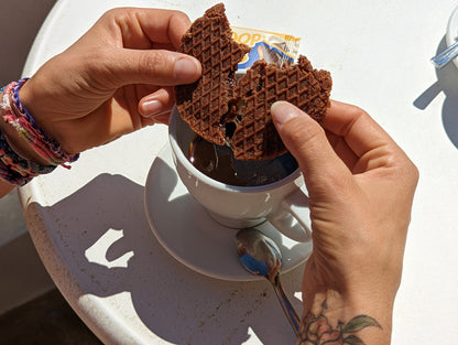 Chocolate Caramel Plant Based and Organic Stroopwafels (box of 12x 2 - pack - 24 total) - Vegan America