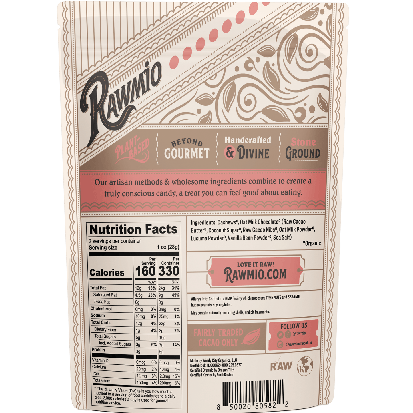 Oat Milk Chocolate Covered Cashews - Vegan America