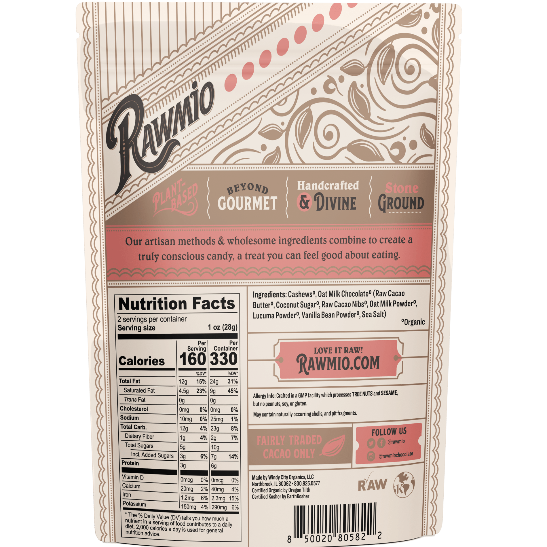 Oat Milk Chocolate Covered Cashews - Vegan America