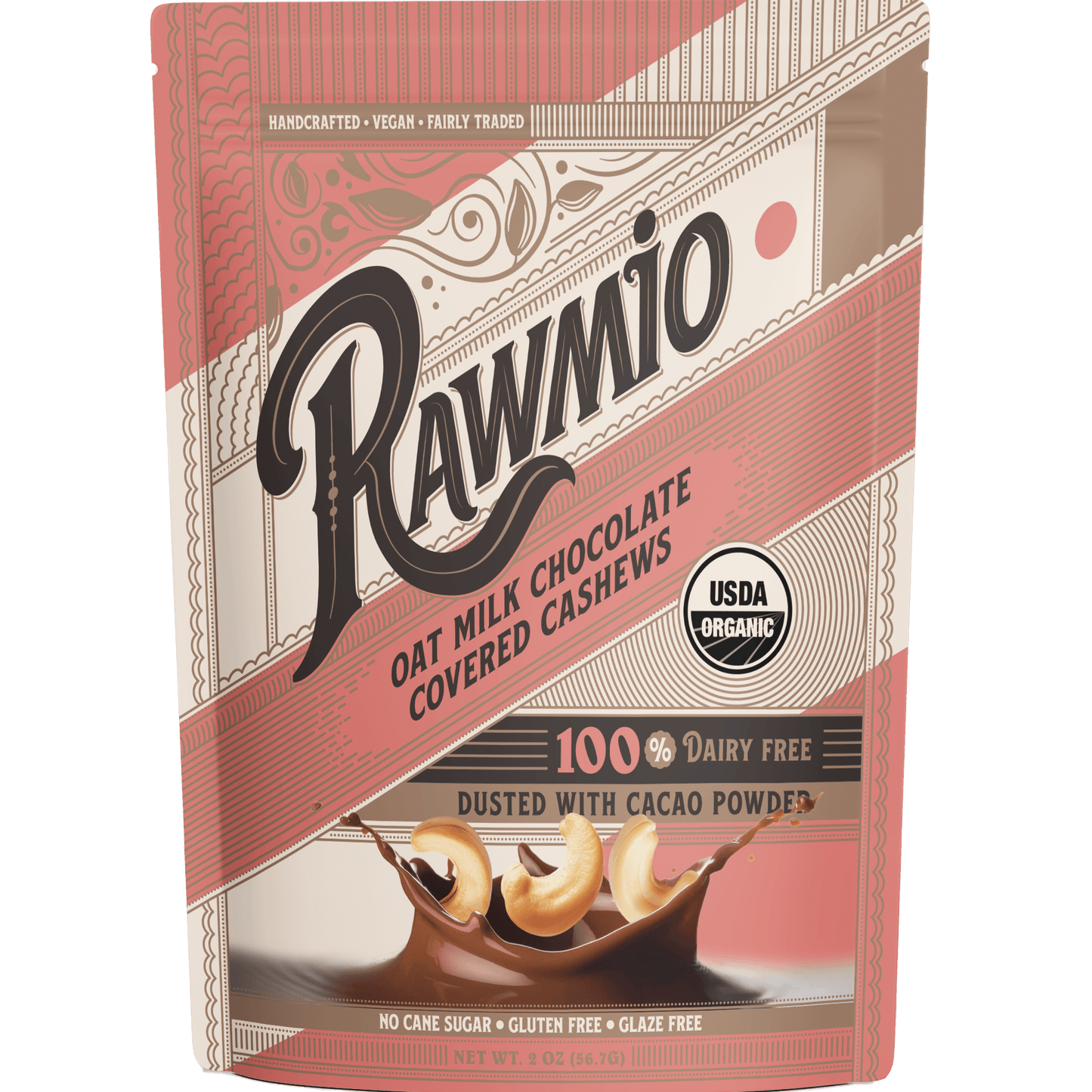 Oat Milk Chocolate Covered Cashews - Vegan America