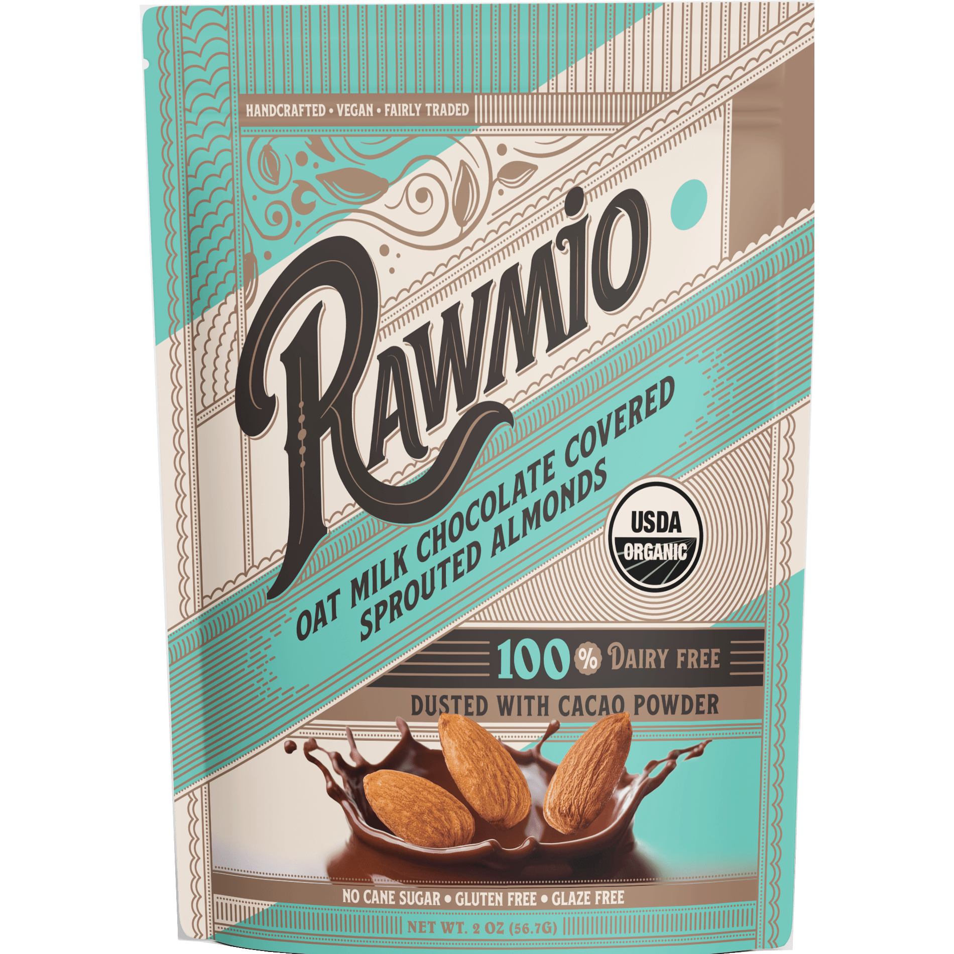 Oat Milk Chocolate Covered Sprouted Almonds - Vegan America