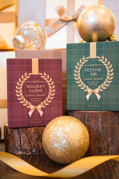 Christmas candle set