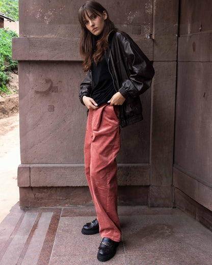 Chunky Loafers Black Grape Leather Loafers - Vegan America
