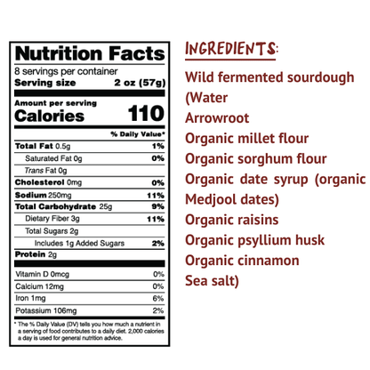 Cinnamon Raisin Gluten-Free Sourdough - 3 Pack (Gum-Free, Rice-Free) - Vegan America