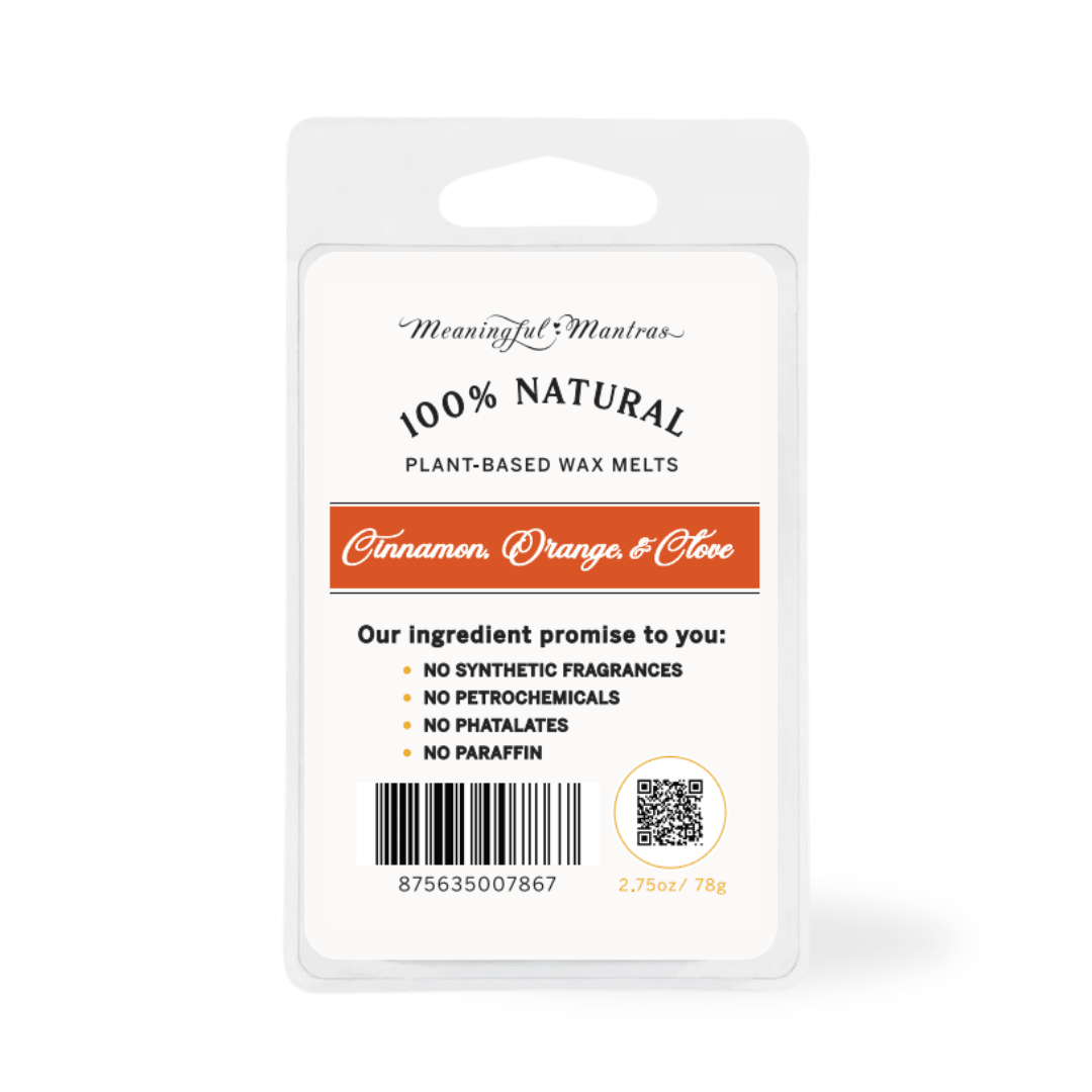 Cinnamon, Orange & Clove 100% Plant - Based Wax Melts - Vegan America