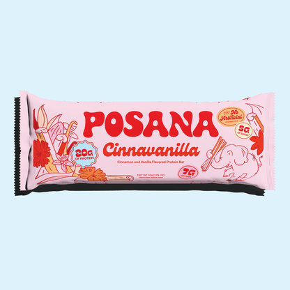 Posana Cinnavanilla Protein Bar (12 - Pack) - Vegan America