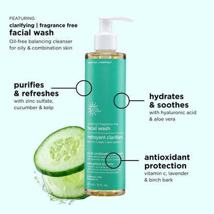 Clarifying Fragrance Free Facial Wash 8 fl. oz.