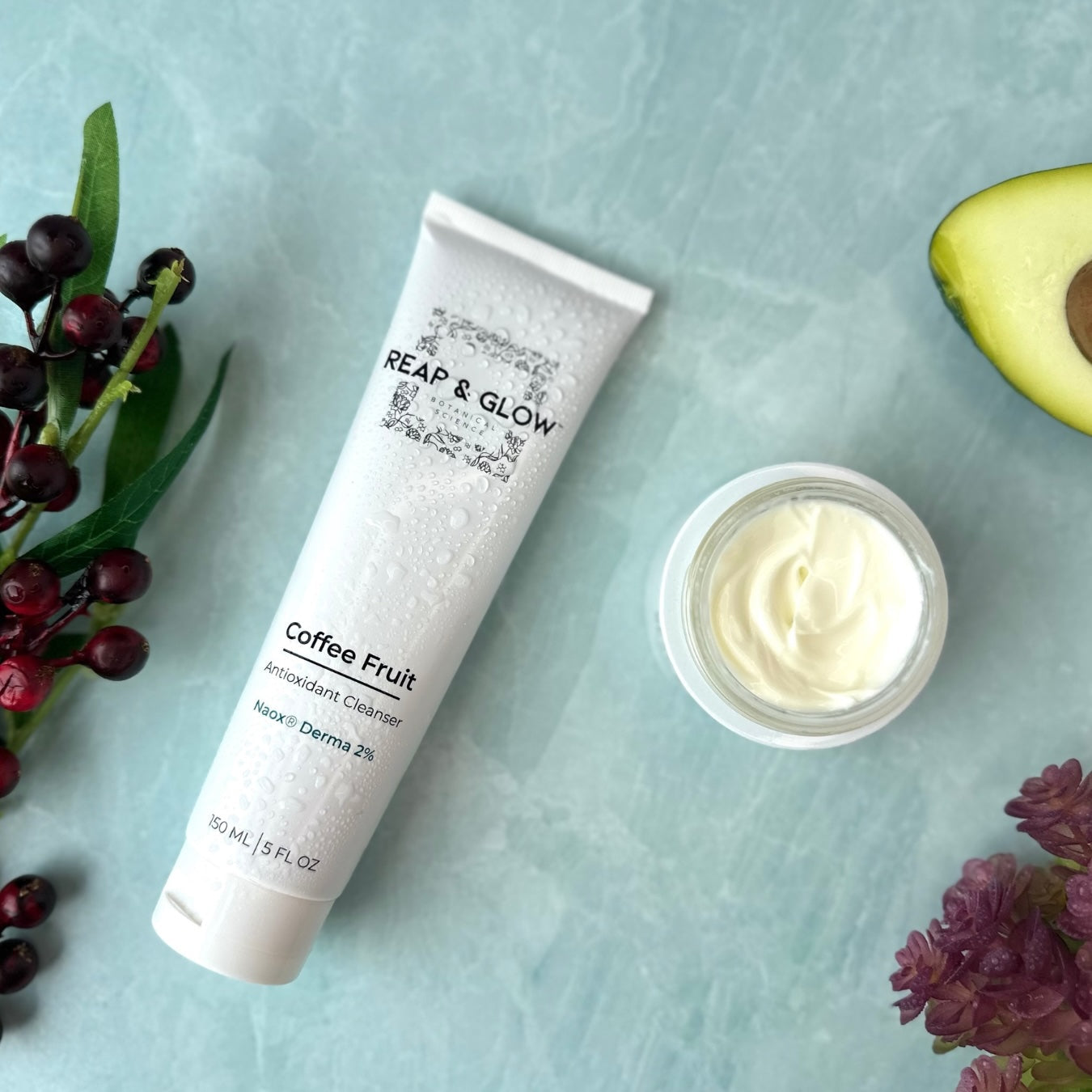 Ayurvedic Deep Hydrating Rejuvenation Crème  + Coffee Fruit Antioxidant Cleanser