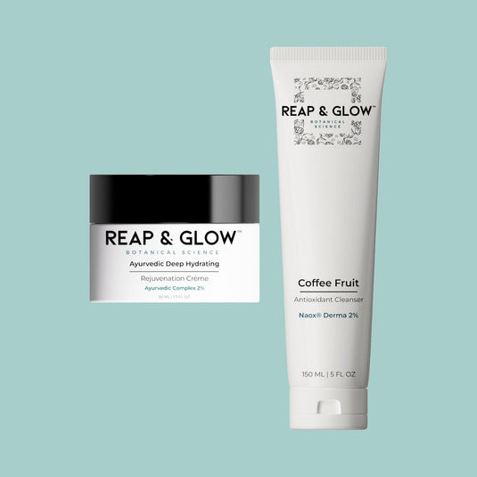 Ayurvedic Deep Hydrating Rejuvenation Crème + Coffee Fruit Antioxidant Cleanser - Vegan America