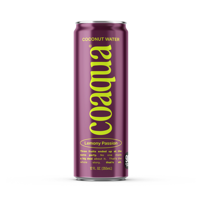Coaqua Lemony Passion Coconut Water