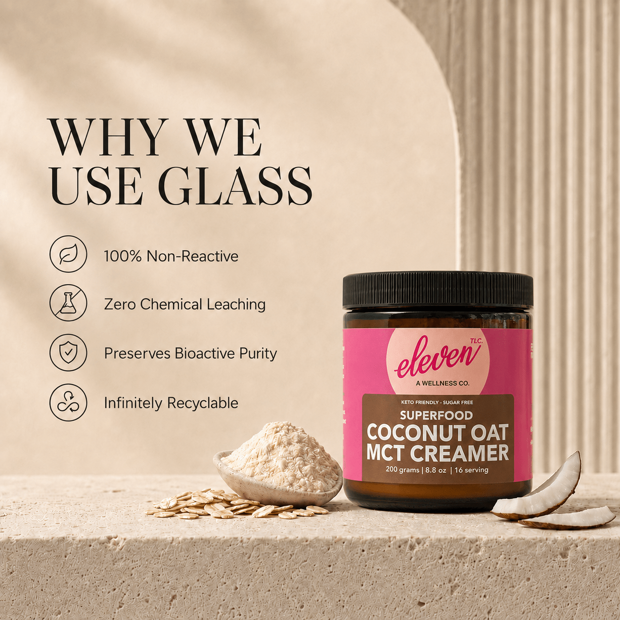 Organic Coconut Oat MCT Creamer | Metabolic Energy & Cognitive Focus - Vegan America