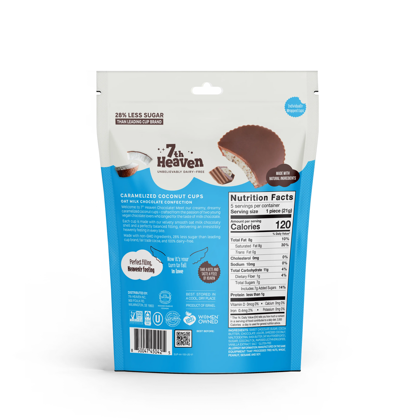 Caramelized Coconut Cups (bag of 5)