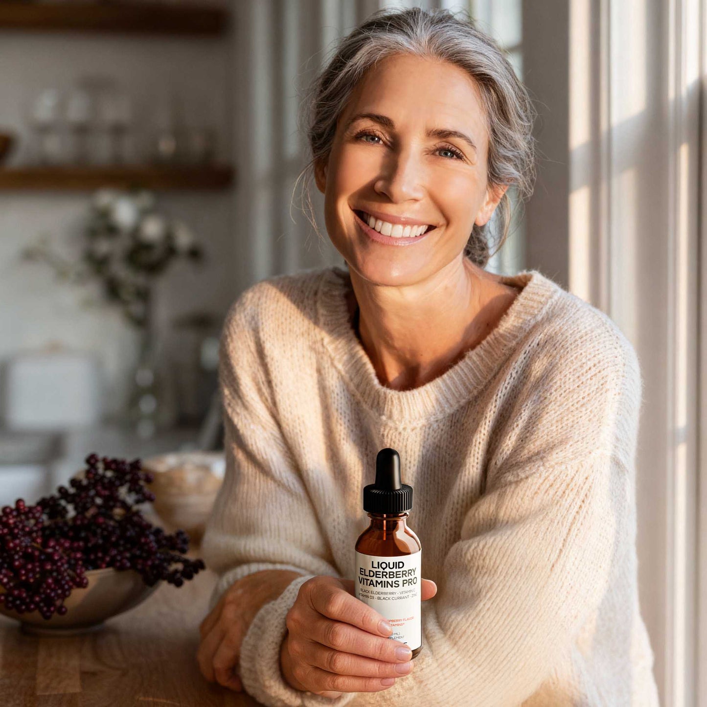 Organic Black Elderberry Liquid Syrup