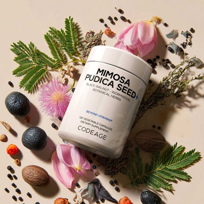 Mimosa Pudica Seed + Capsules