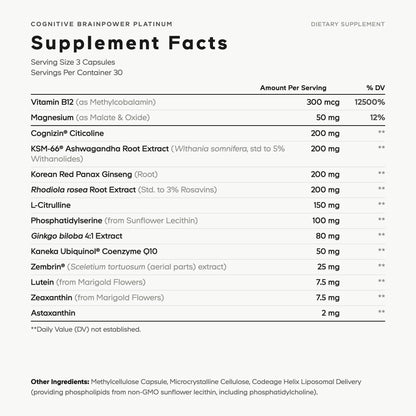 Cognitive Brainpower Platinum