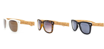UV Protected Sunglasses with Cork Case