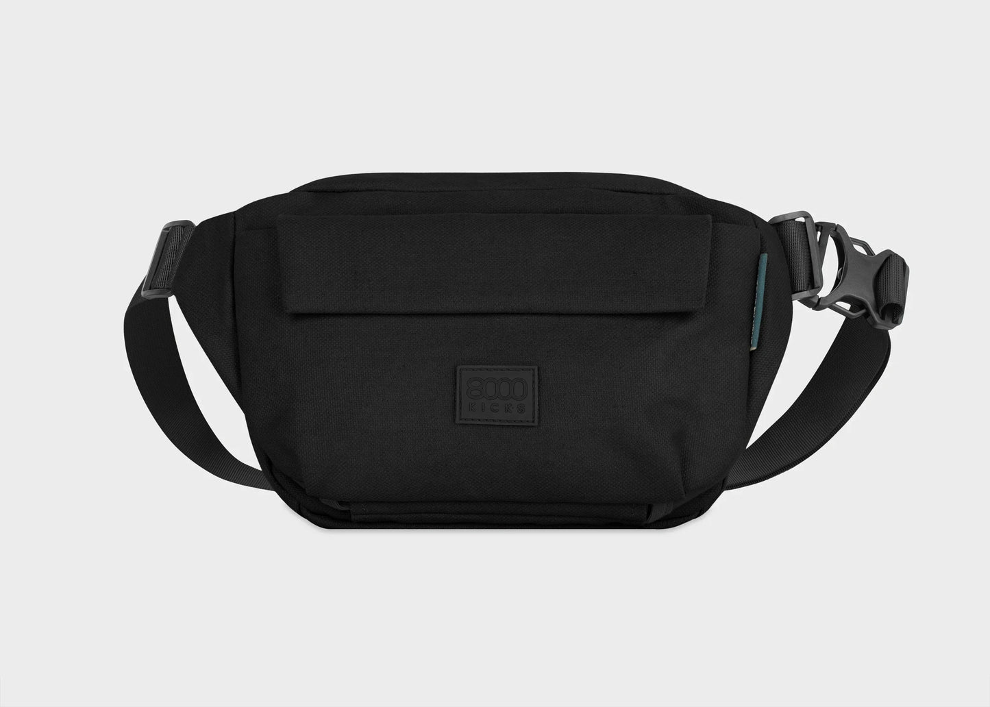 6L Travel Sling in Full Black - Vegan America