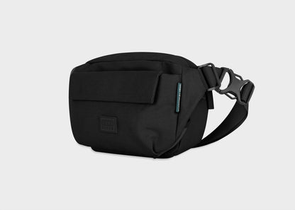 6L Travel Sling in Full Black - Vegan America