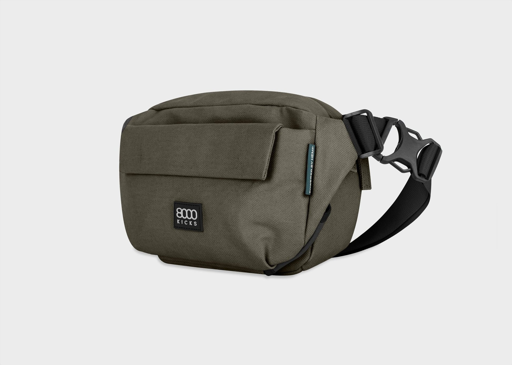 6L Travel Sling in Dark Green - Vegan America