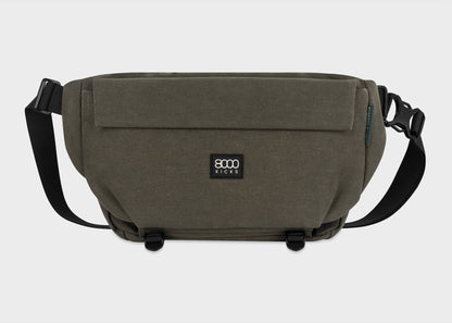 9L Travel Sling in Dark green - Vegan America