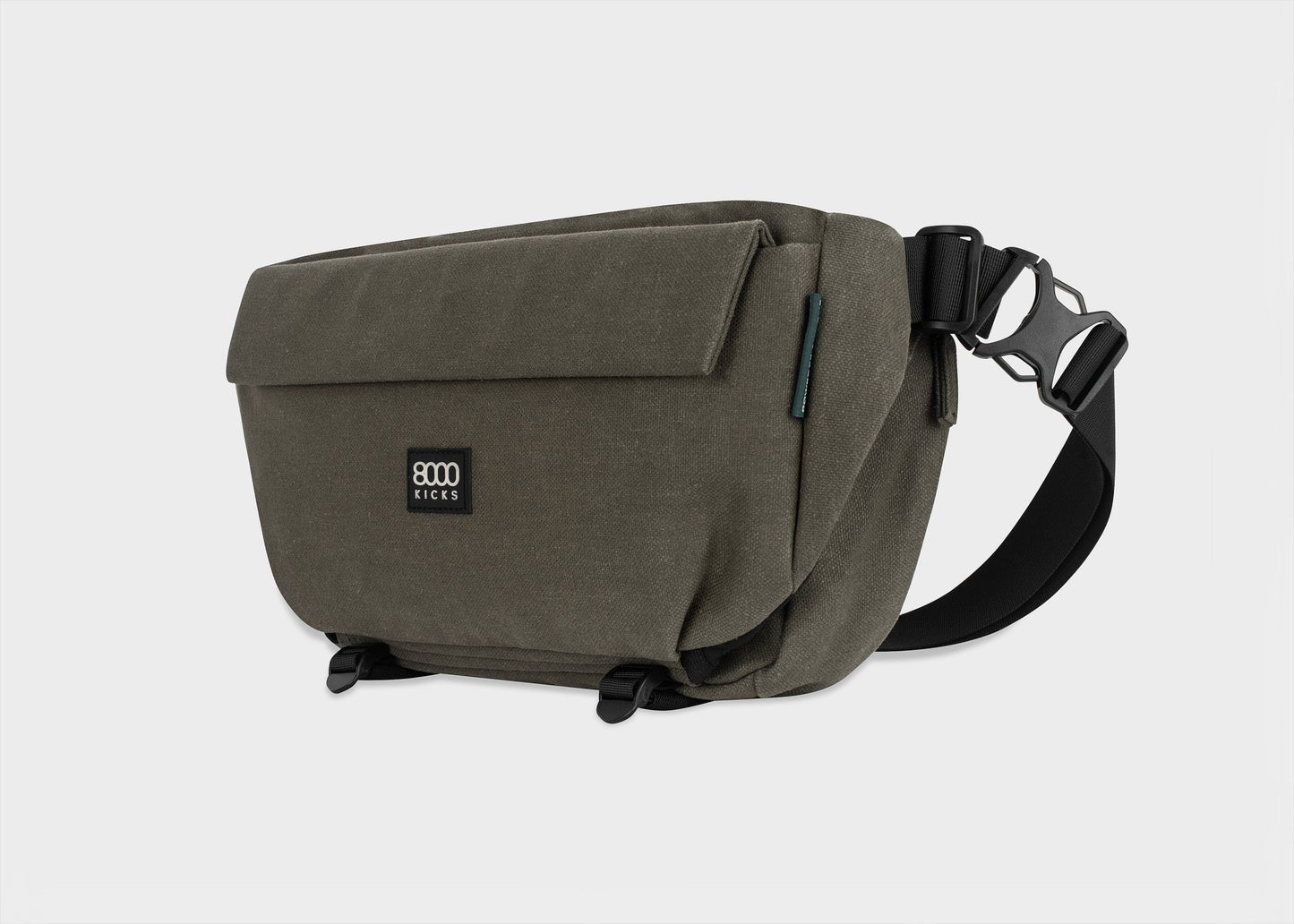 9L Travel Sling in Dark green - Vegan America