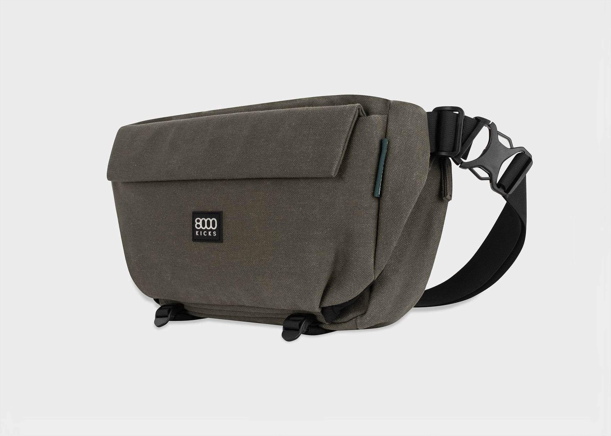 9L Travel Sling in Dark green - Vegan America