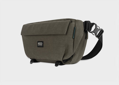 9L Travel Sling in Dark green - Vegan America