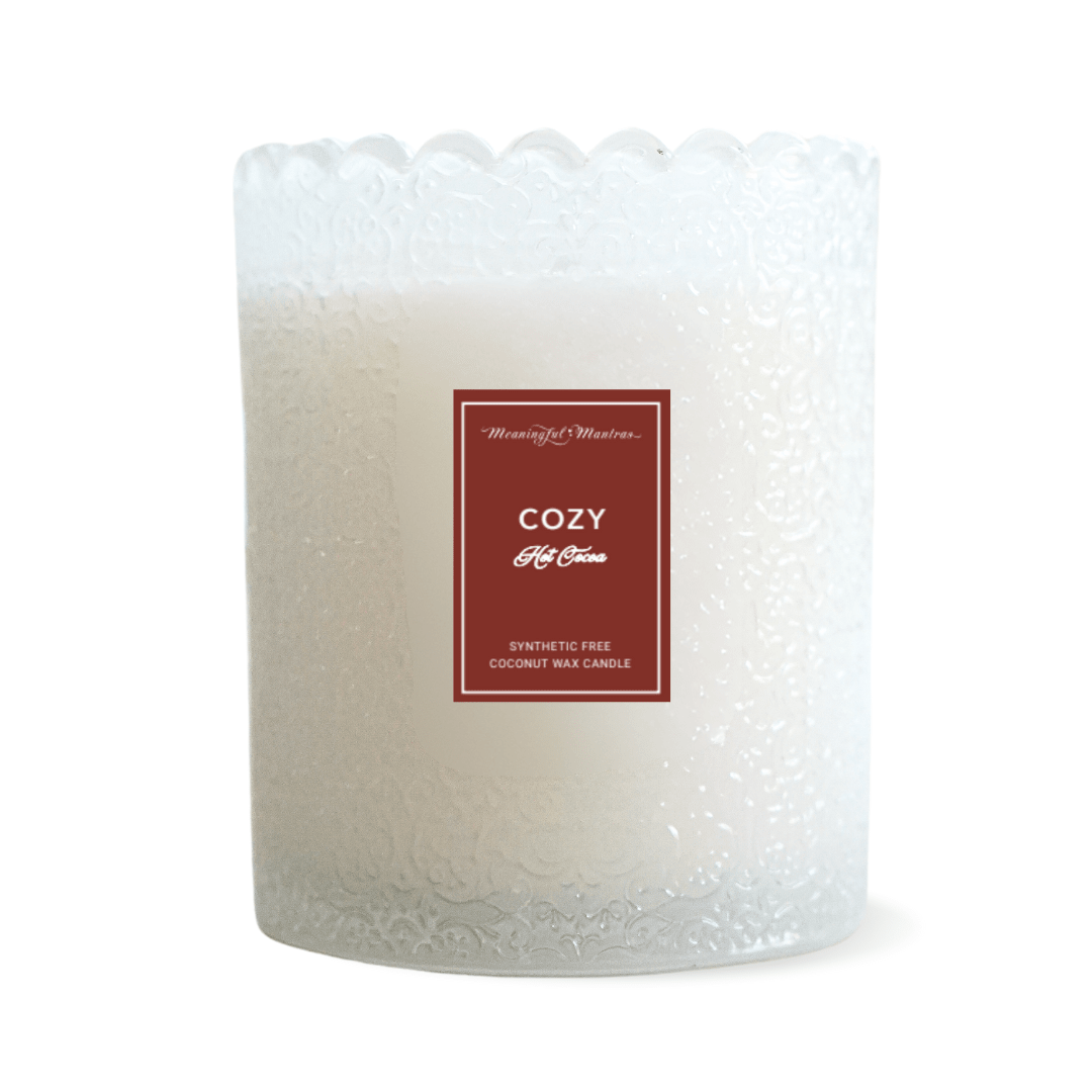 Cozy Hot Cocoa Natural Candle 8oz Kaia Collection - Vegan America