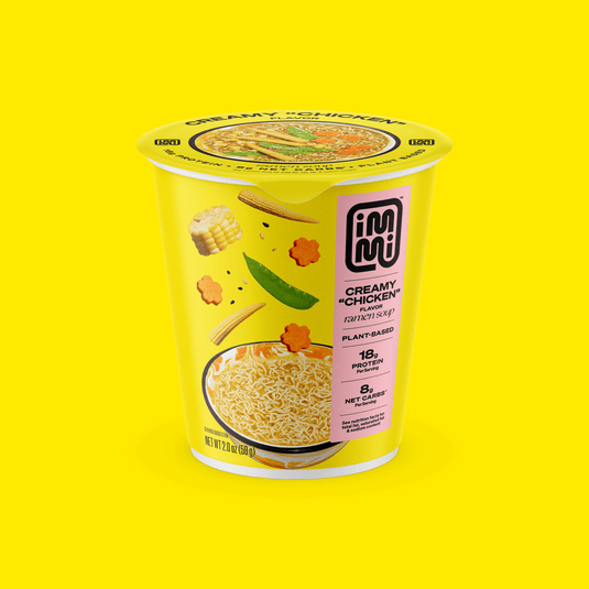 Creamy "Chicken" Cup Ramen - Vegan America