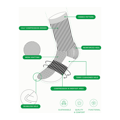 Crew Bamboo Charcoal Socks