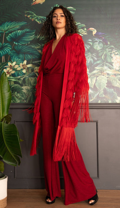 AFE ROBE - CRIMSON - Vegan America