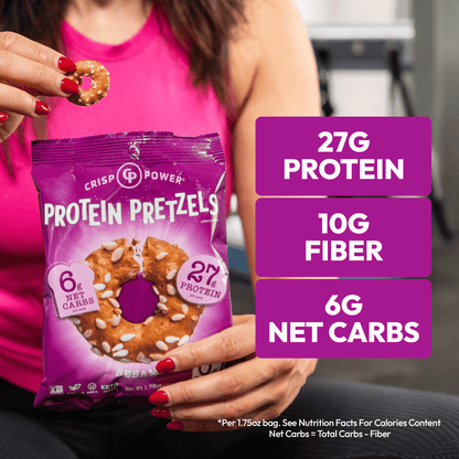 Sesame - Protein Pretzels - Vegan America