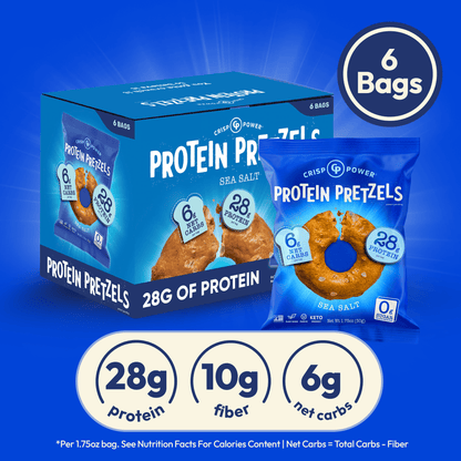 Sea Salt - Protein Pretzels - Vegan America