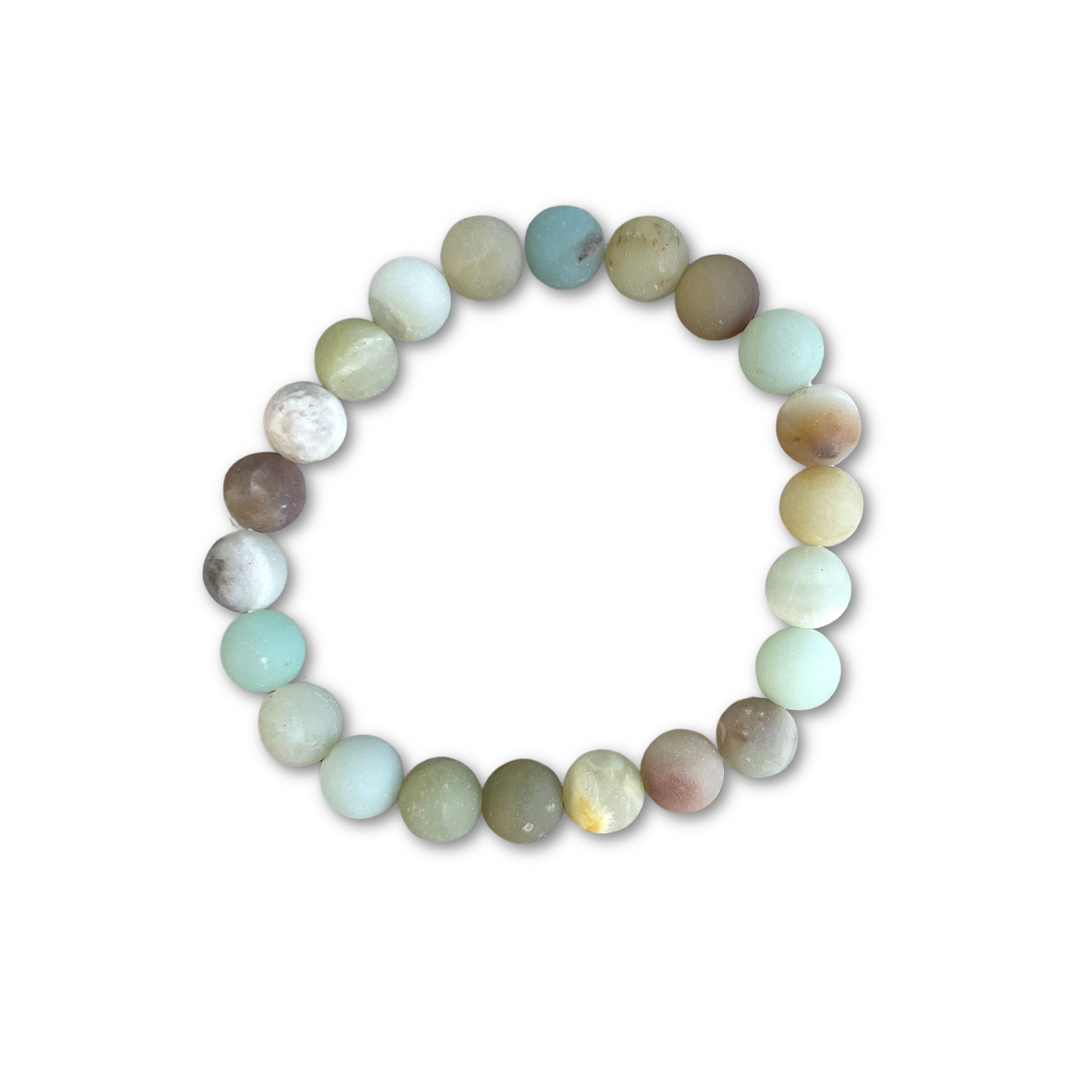 Crystal Healing Beaded Bracelet, Amazonite