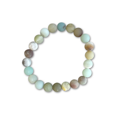 Crystal Healing Beaded Bracelet, Amazonite