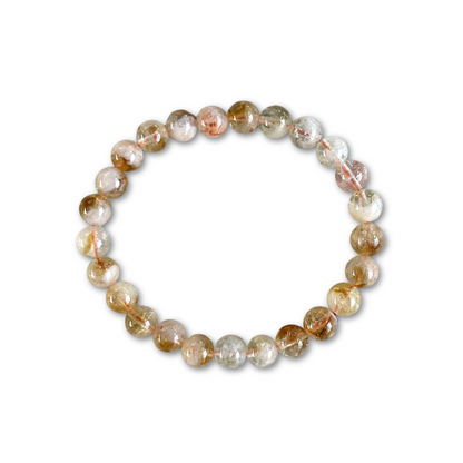 Crystal Healing Beaded Bracelet, Citrine