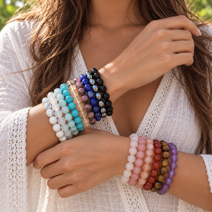 Crystal Healing Beaded Bracelet