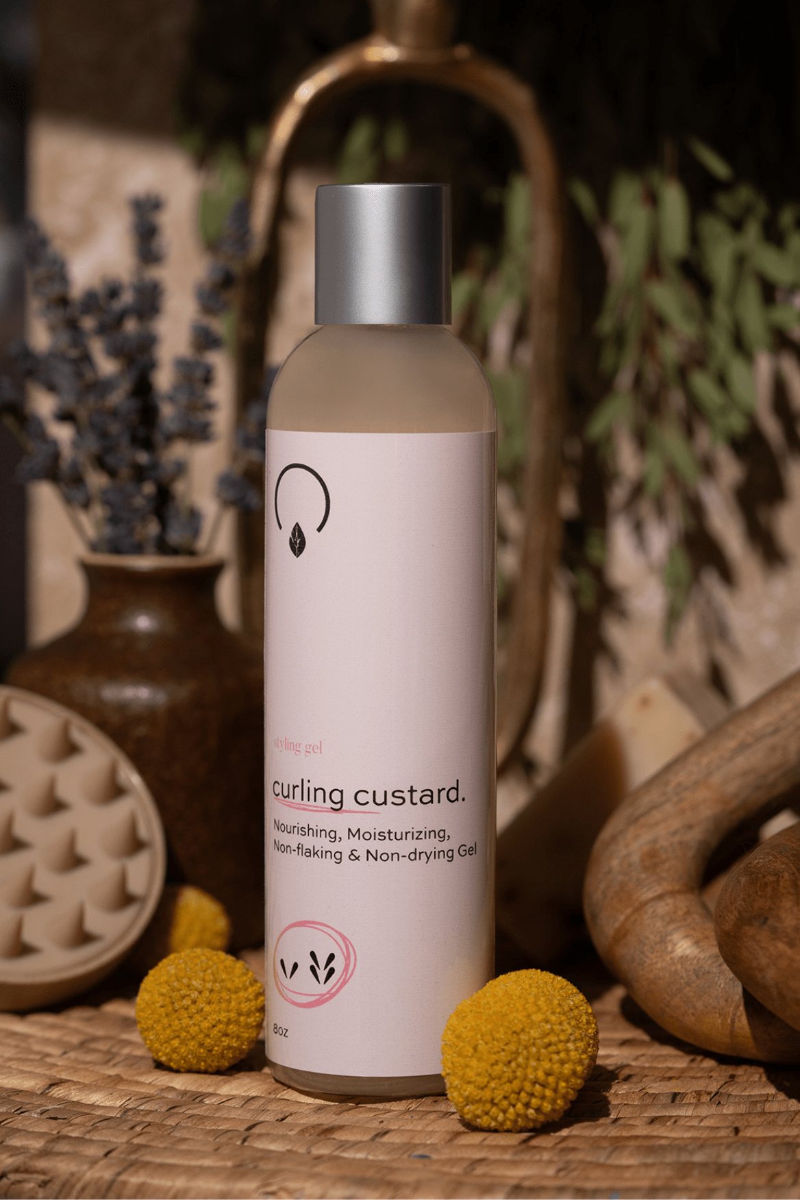Curling Custard Gel Low to Medium Porosity - Vegan America
