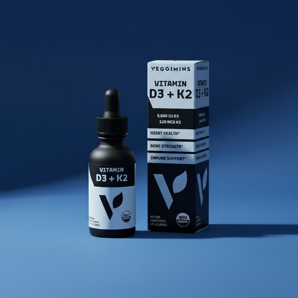 Organic Vitamin D3 + K2 - Vegan America