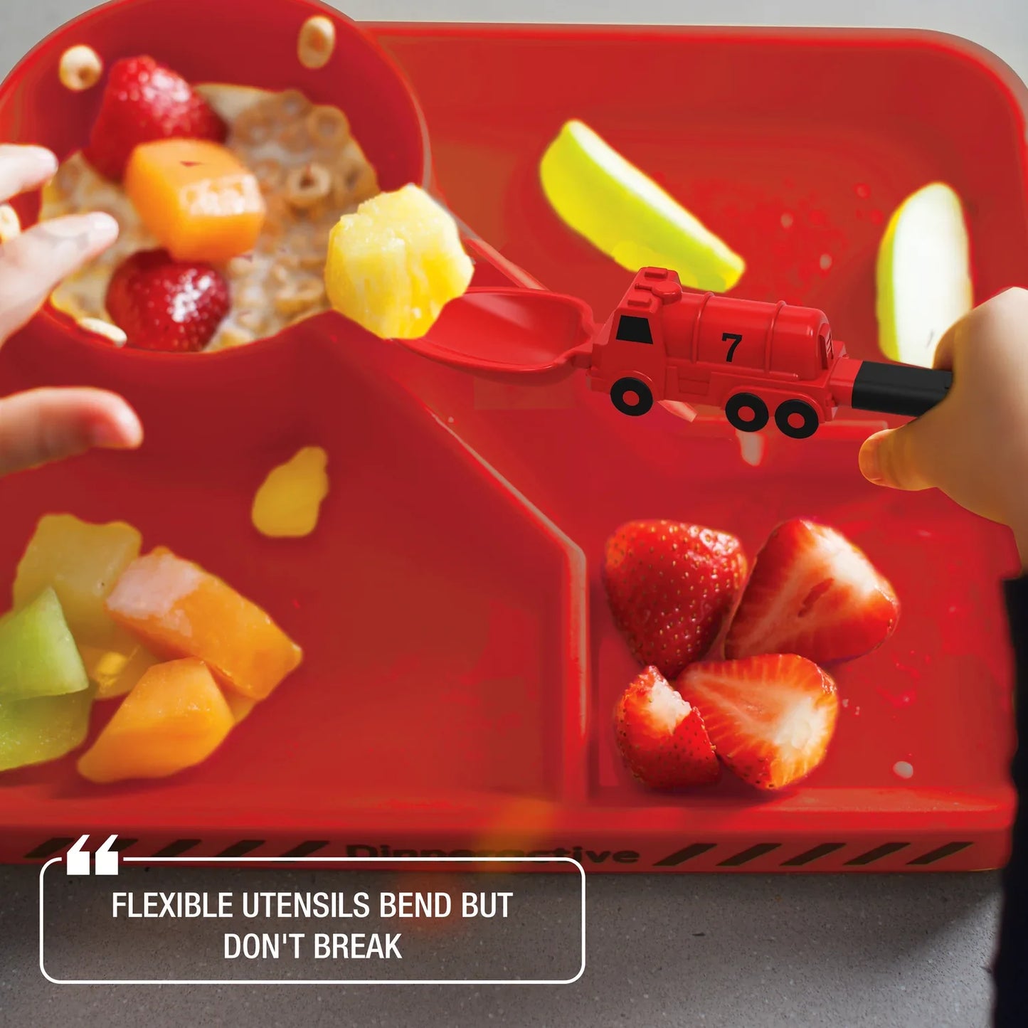 2-Piece Firefighter Themed Utensil Set