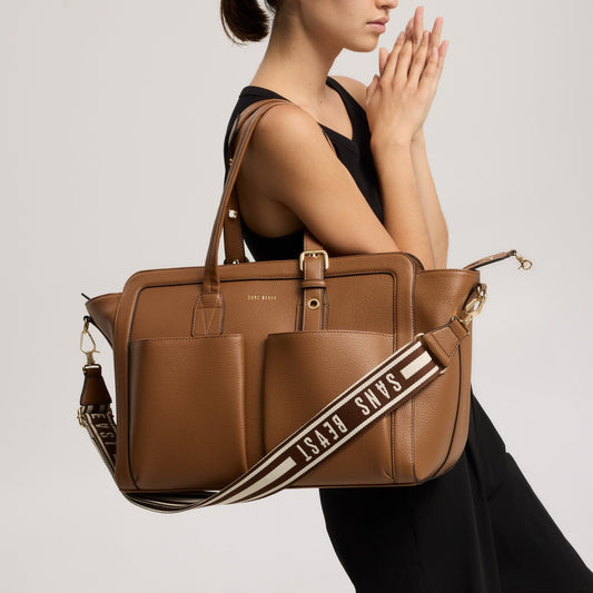 Daytripper Tote - Cinnamon + Gold