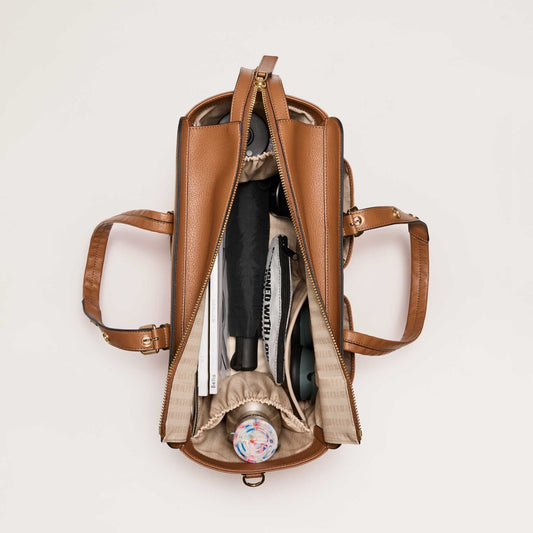 Daytripper Tote - Cinnamon + Gold