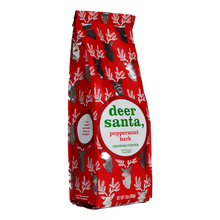 Deer Santa Peppermint Bark Flavored 12oz Ground Coffee