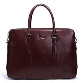Large Classic Men's Vegan Briefcase 3 - Vegan America