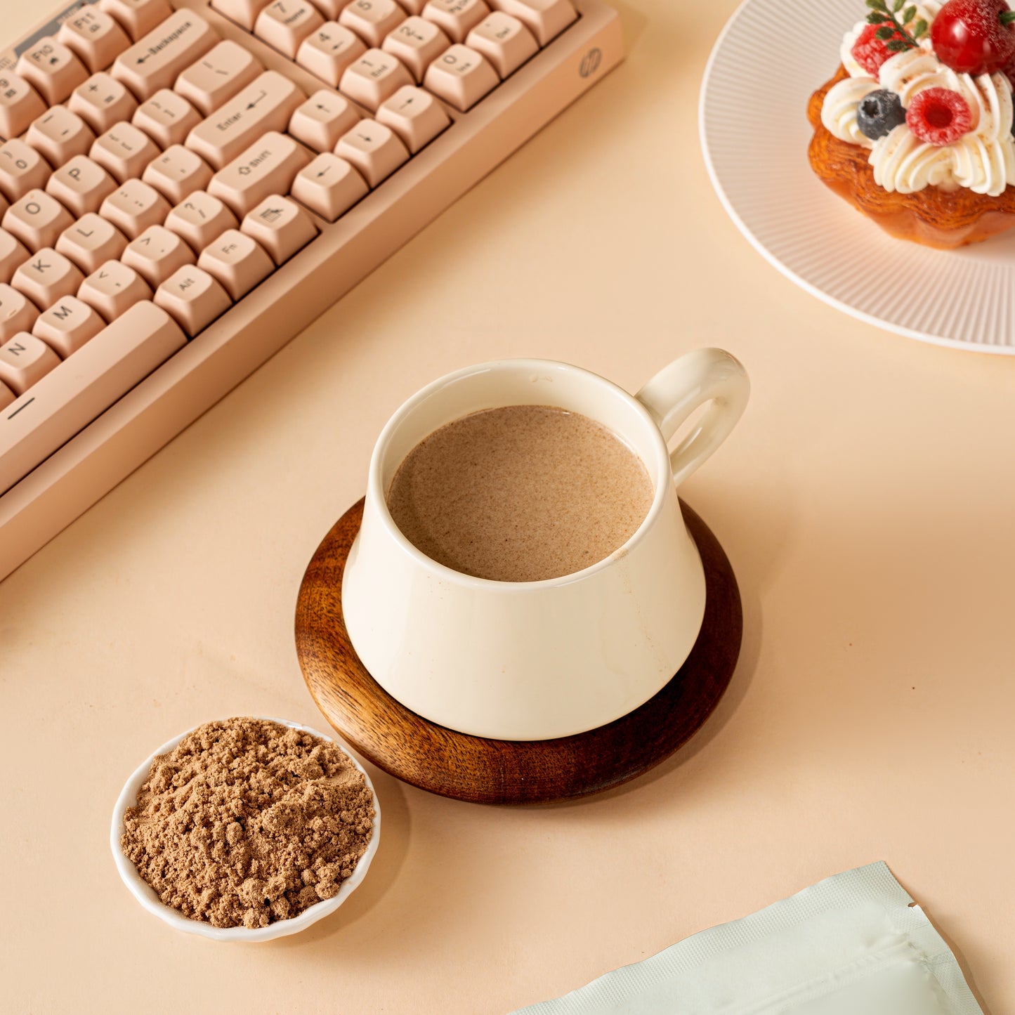 Saply FocusFlow Mushroom Latte – Lion’s Mane, Reishi, Paraxanthine